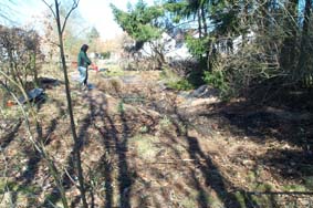 Nach Beseitigung der Flachzone