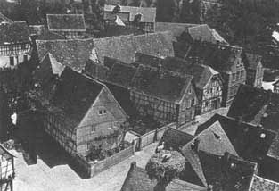 Langstadt ca. 1935 mit Strochennest